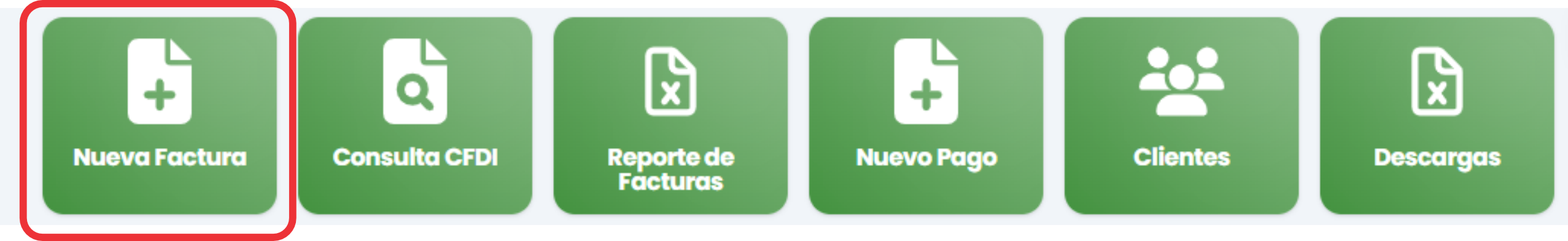 Abrir el módulo de Facturación